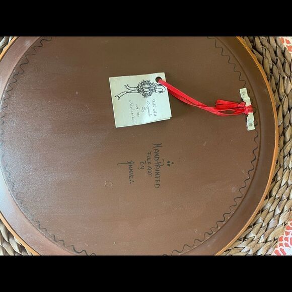 Folk Art Plate - Picture 4 of 5